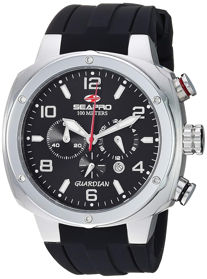 Amazon | Seapro Men's Guardian - Black | 腕時計